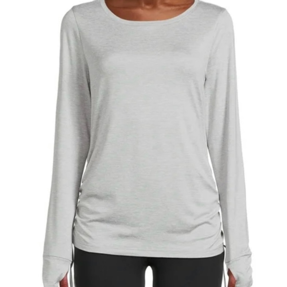 Avia Women's Light Gray Long Sleeve Top